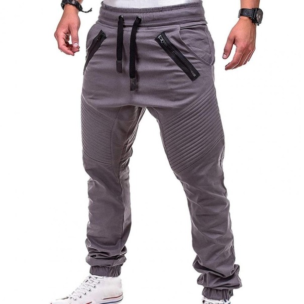 Pantaloni bărbați F1402 gri L