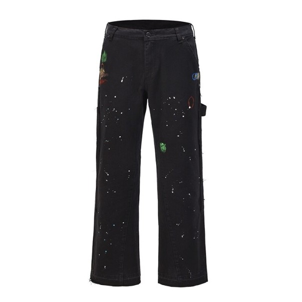 Pantaloni bărbați F1424 negru 34