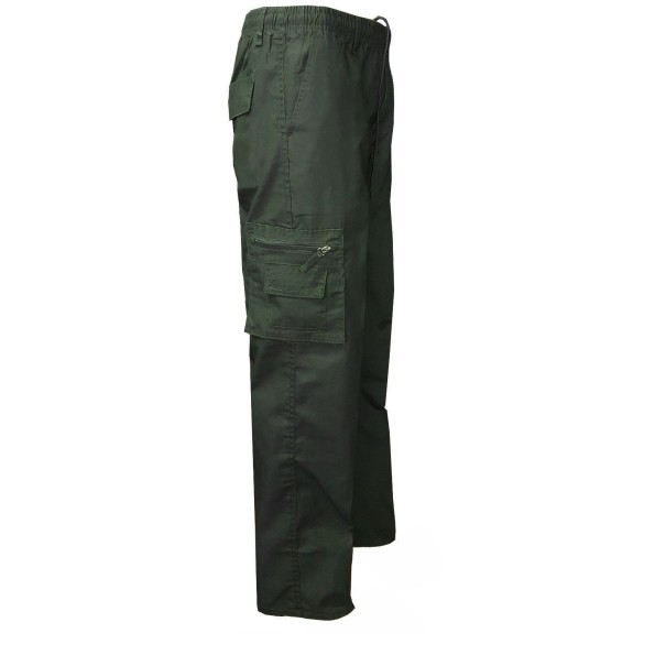 Pantaloni bărbați F1493 verde armată S