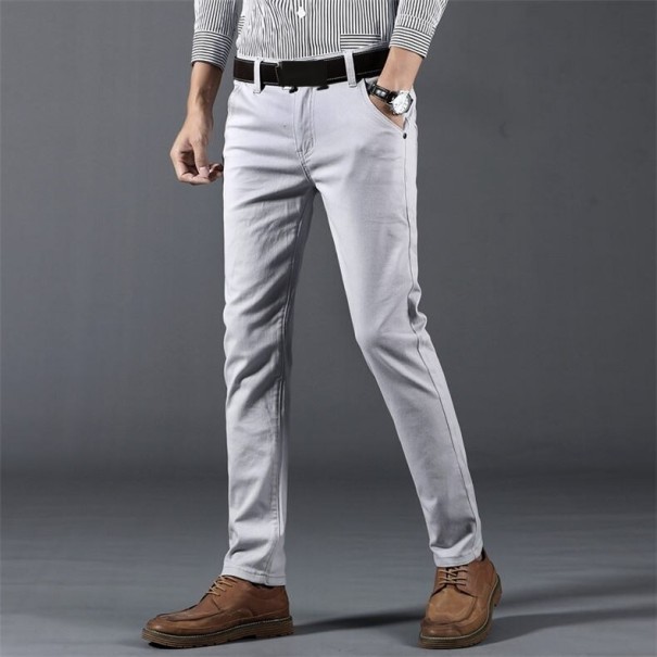Pantaloni bărbați F1494 gri deschis 28