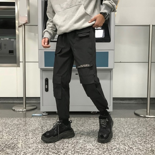 Pantaloni bărbați F1532 negru XS