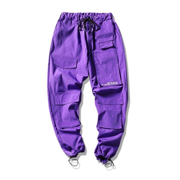 Pantaloni bărbați F1532 violet L