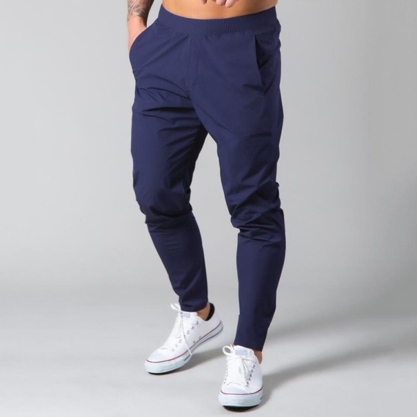 Pantaloni bărbați F1534 albastru inchis L 1