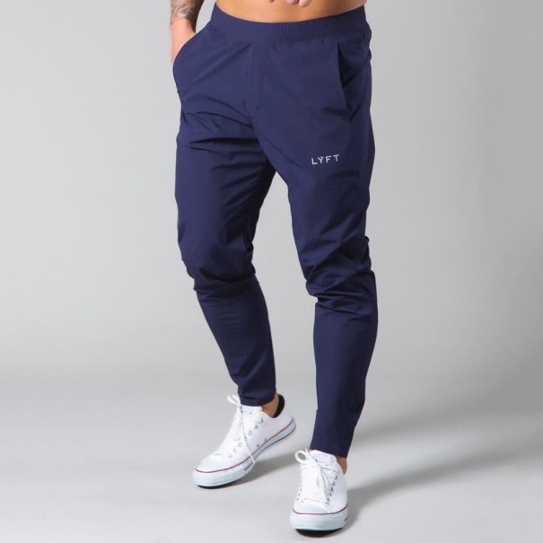 Pantaloni bărbați F1534 albastru inchis M 2