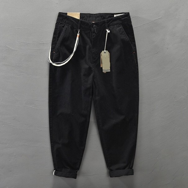Pantaloni bărbați F1576 negru XXS