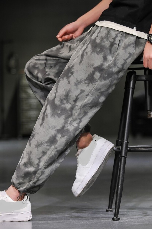 Pantaloni bărbați F1600 gri XL