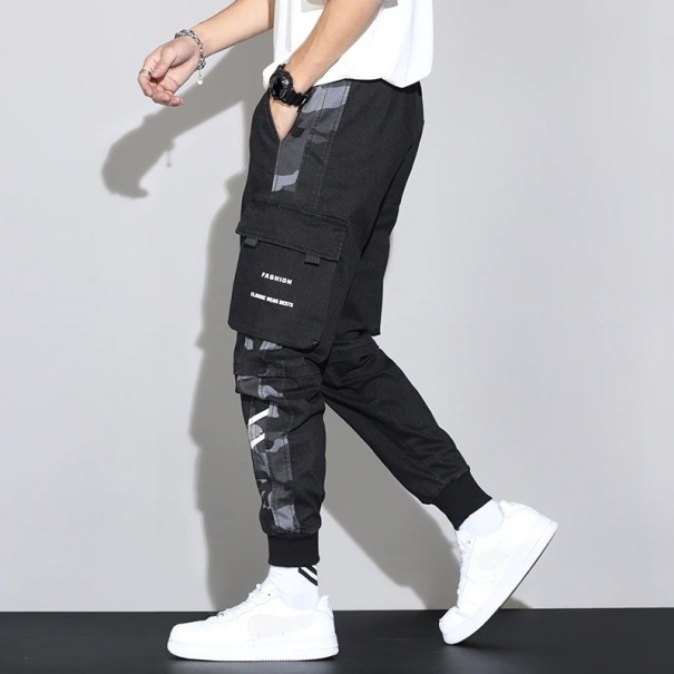 Pantaloni bărbați F1671 negru XS