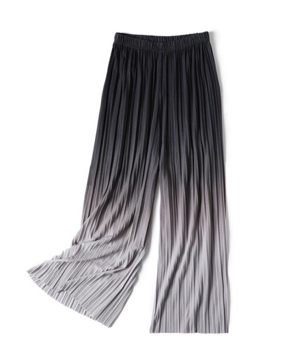 Pantaloni bicolori pentru femei A241 gri L Pantaloni bicolori pentru femei A241 gri L