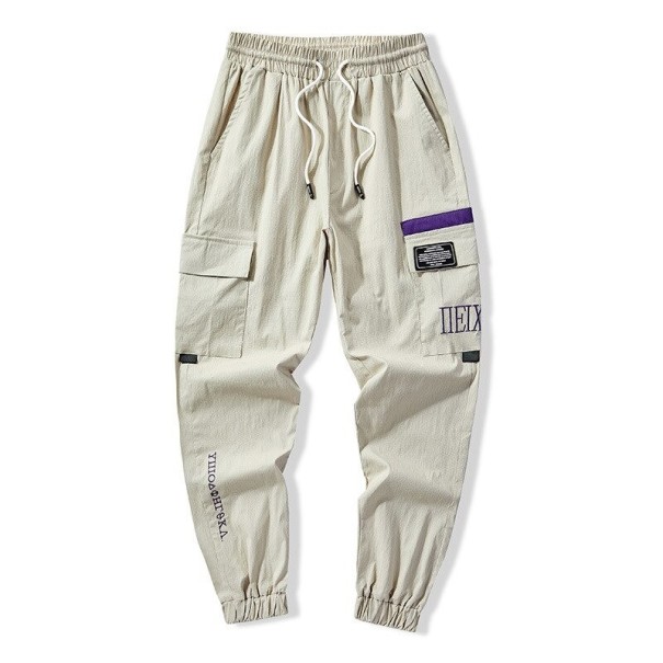 Pantaloni cargo pentru bărbați F1475 bej XS