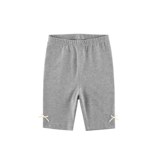 Pantaloni Corti Bambina N674 grigio 3