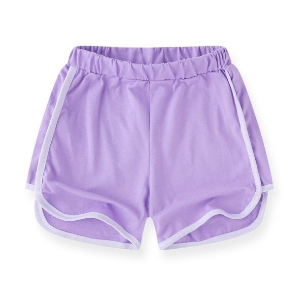 Pantaloni Corti Bambina N703 lavanda 3