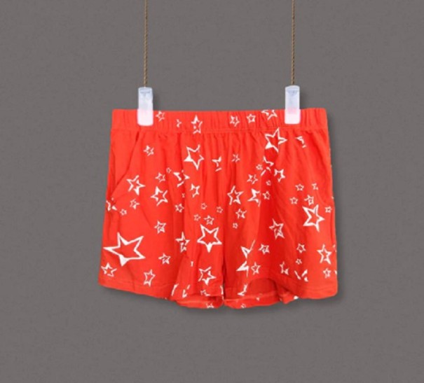 Pantaloni corti da uomo con stelle arancione XS