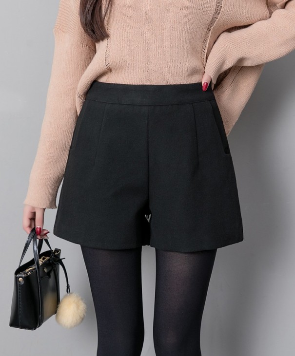 Pantaloni corti neri da donna XL