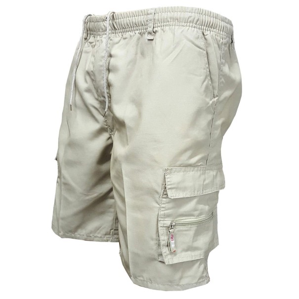 Pantaloni corti tattici da uomo beige L