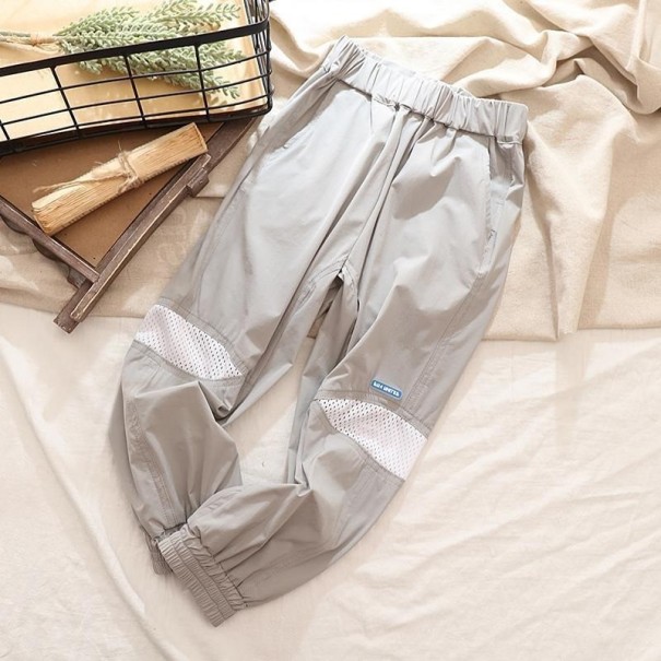 Pantaloni da Bambino L2271 grigio chiaro 4