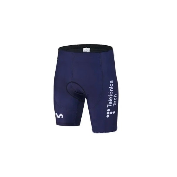 Pantaloni da ciclismo da uomo blu scuro, per ciclismo, sport e attività ricreative L