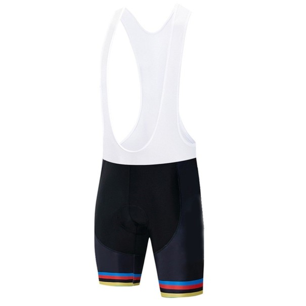 Pantaloni da ciclismo da uomo con bretelle P3768 bianco XS