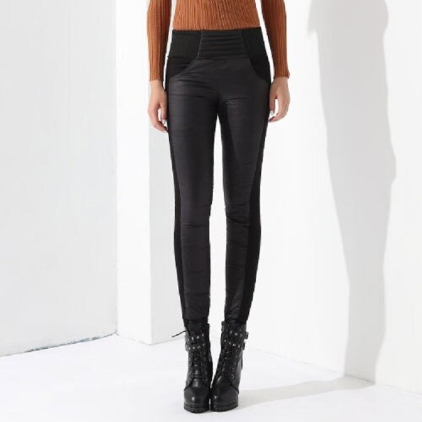 Pantaloni da donna imbottiti nero XL