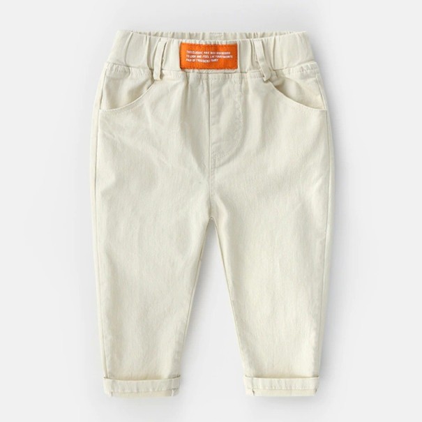 Pantaloni da ragazzo L2212 crema 6