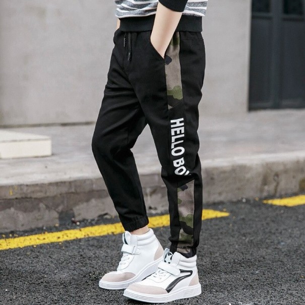 Pantaloni da ragazzo L2270 nero 10