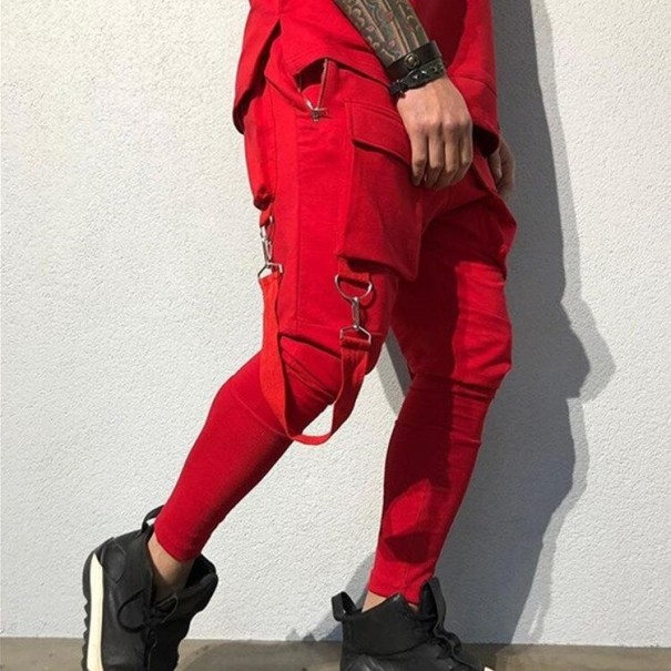 Pantaloni da uomo A3125 rosso XL