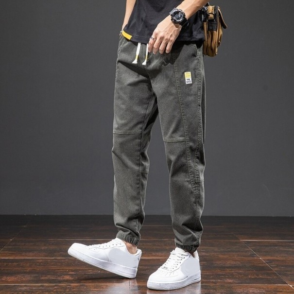 Pantaloni da uomo F1437 verde militare 3XL
