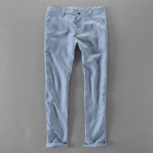 Pantaloni da Uomo F1733 azzurro 38