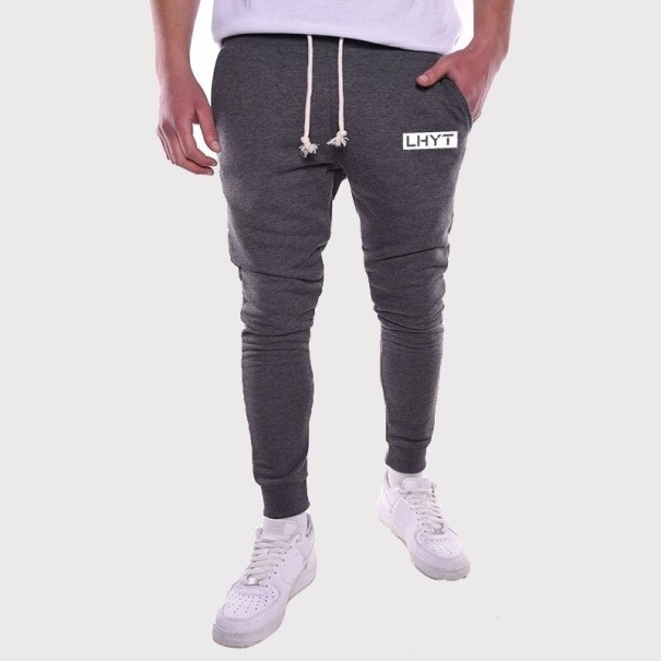 Pantaloni de bărbați F1509 gri inchis XS