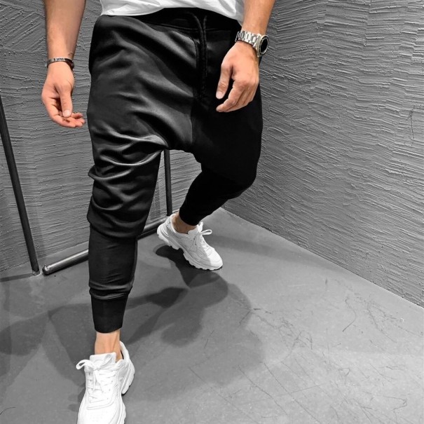 Pantaloni de bărbați F1516 negru XS