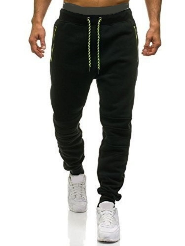 Pantaloni de bărbați F1543 negru XS