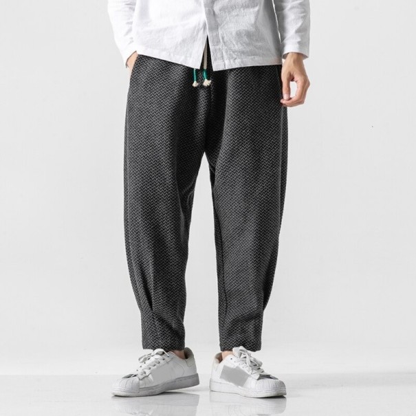Pantaloni de bărbați F1588 negru XS