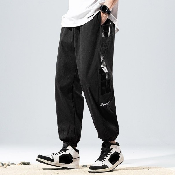 Pantaloni de bărbați F1599 negru XXS