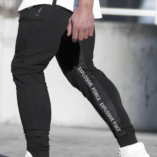 Pantaloni de bărbați F1619 negru L