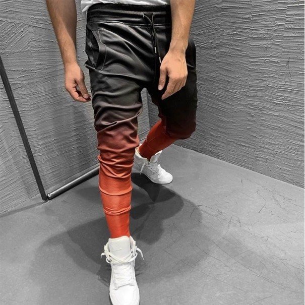 Pantaloni de bărbați F1629 roșu M
