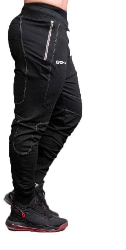 Pantaloni de bărbați F1668 negru S 2