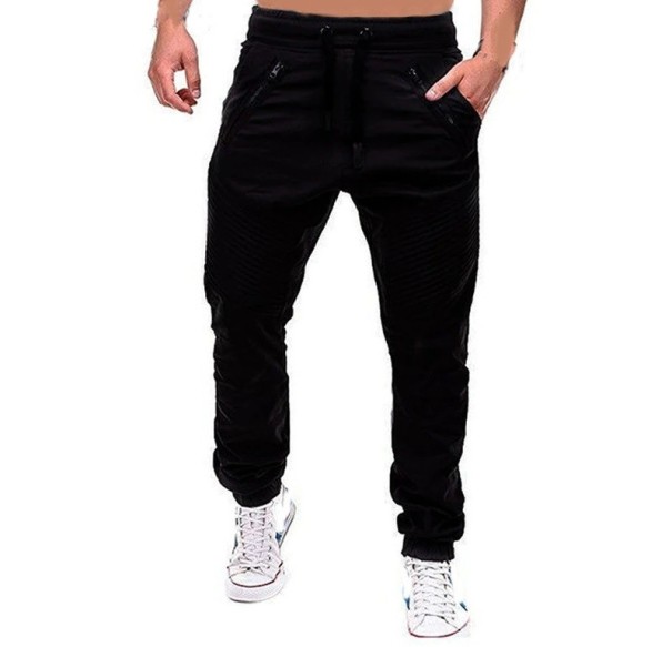 Pantaloni de bărbați F1677 negru XXL