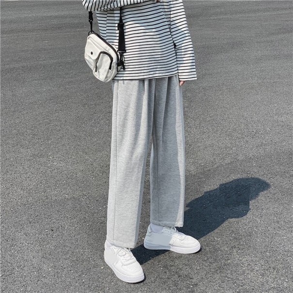 Pantaloni de bărbați F1678 gri XXS