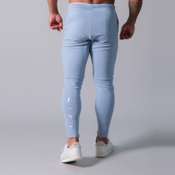 Pantaloni de bărbați F1717 albastru deschis S