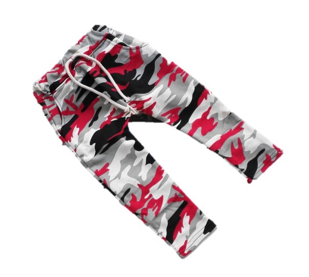 Pantaloni de trening pentru baieti model militar J906 roșu 2