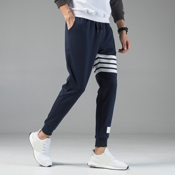 Pantaloni de trening pentru bărbați A3108 albastru inchis XL