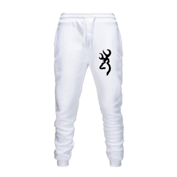 Pantaloni de trening pentru bărbați A3120 alb XXS