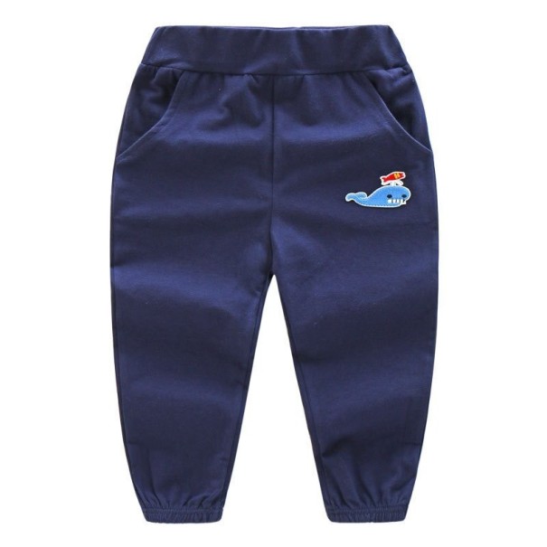 Pantaloni de trening pentru copii T2436 albastru inchis 3