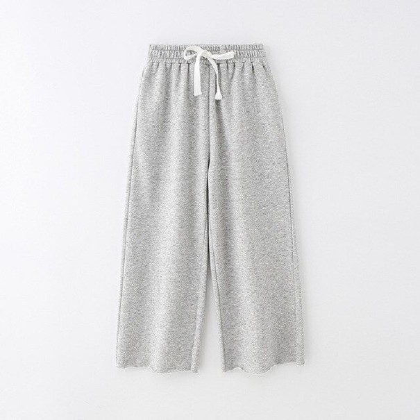 Pantaloni de trening pentru fete T2447 gri 6