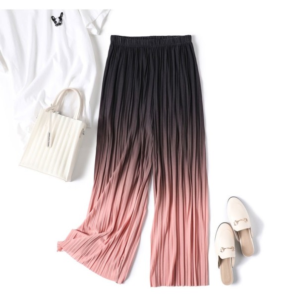 Pantaloni Donna Bicolore A241 rosa L