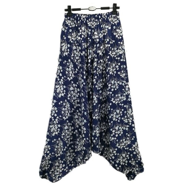 Pantaloni harem da uomo F1563 blu scuro M