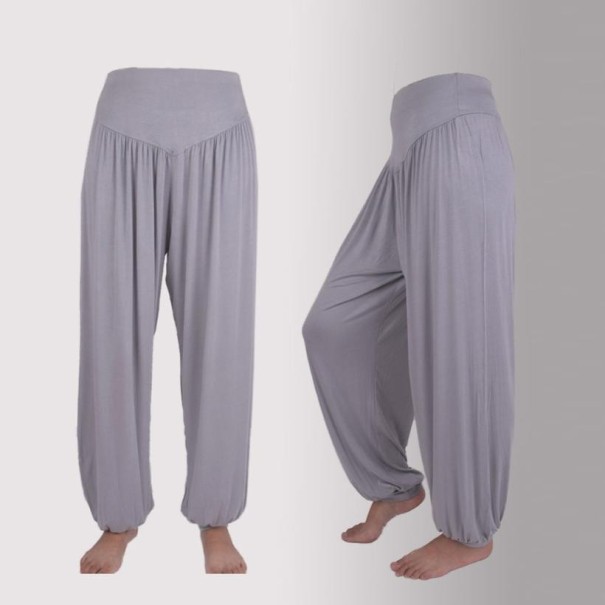 Pantaloni harem pentru femei D7 gri S Pantaloni harem pentru femei D7 gri S