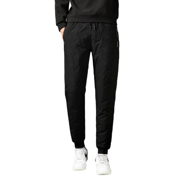 Pantaloni invernali da uomo nero XS