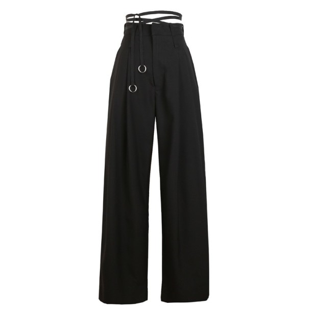Pantaloni lunghi da donna neri S