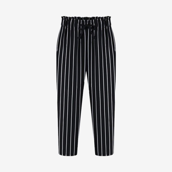 Pantaloni negri de damă cu model A375 3XL 1