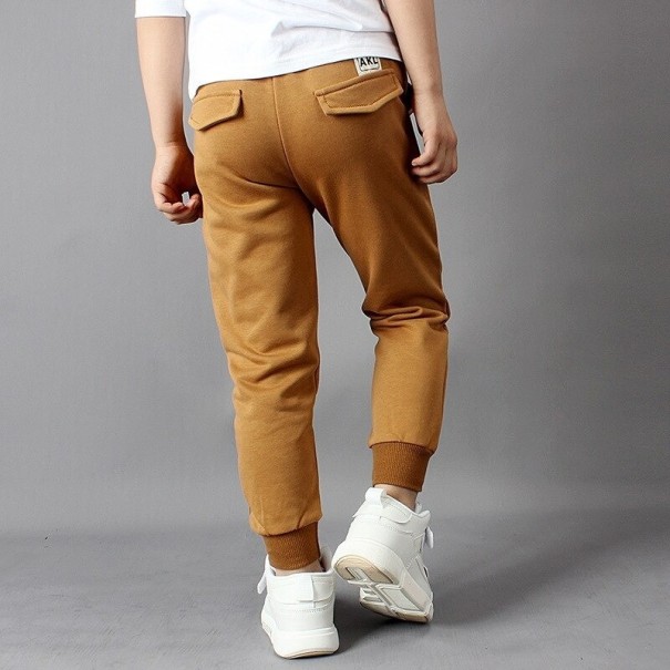 Pantaloni pentru băieți L2243 maro deschis 10